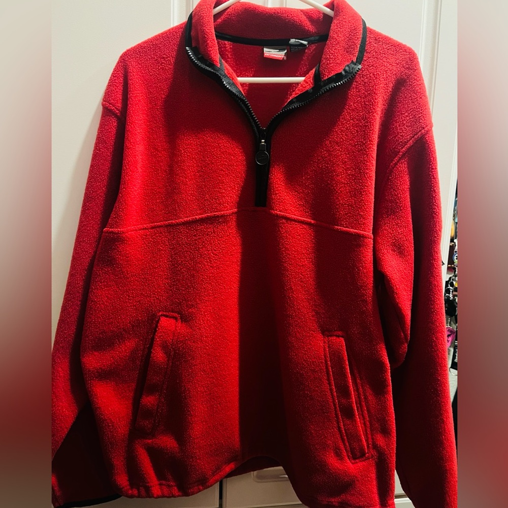 Prospirit Red Zip Up Men's Sweater